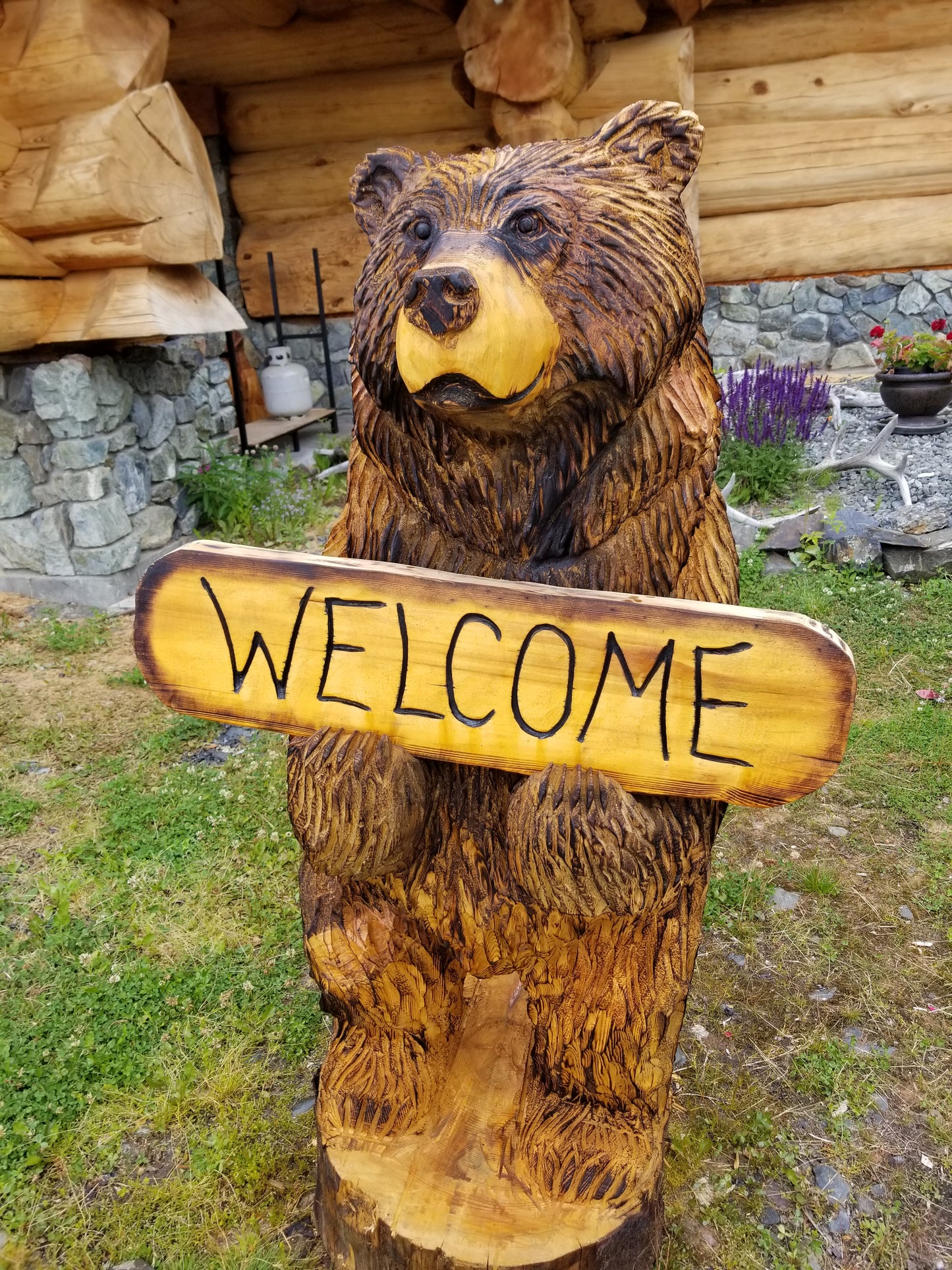 4ft welcome bear