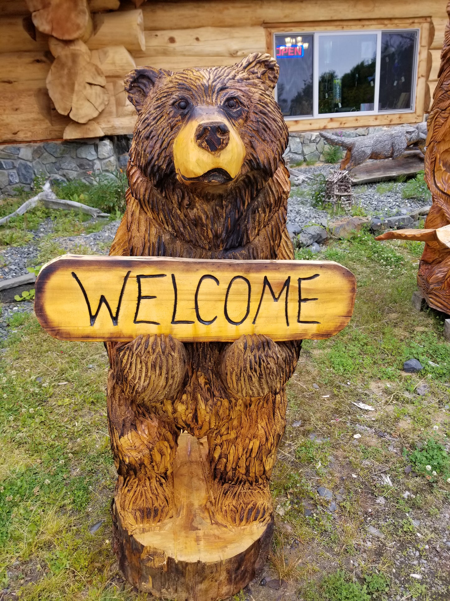 4ft welcome bear