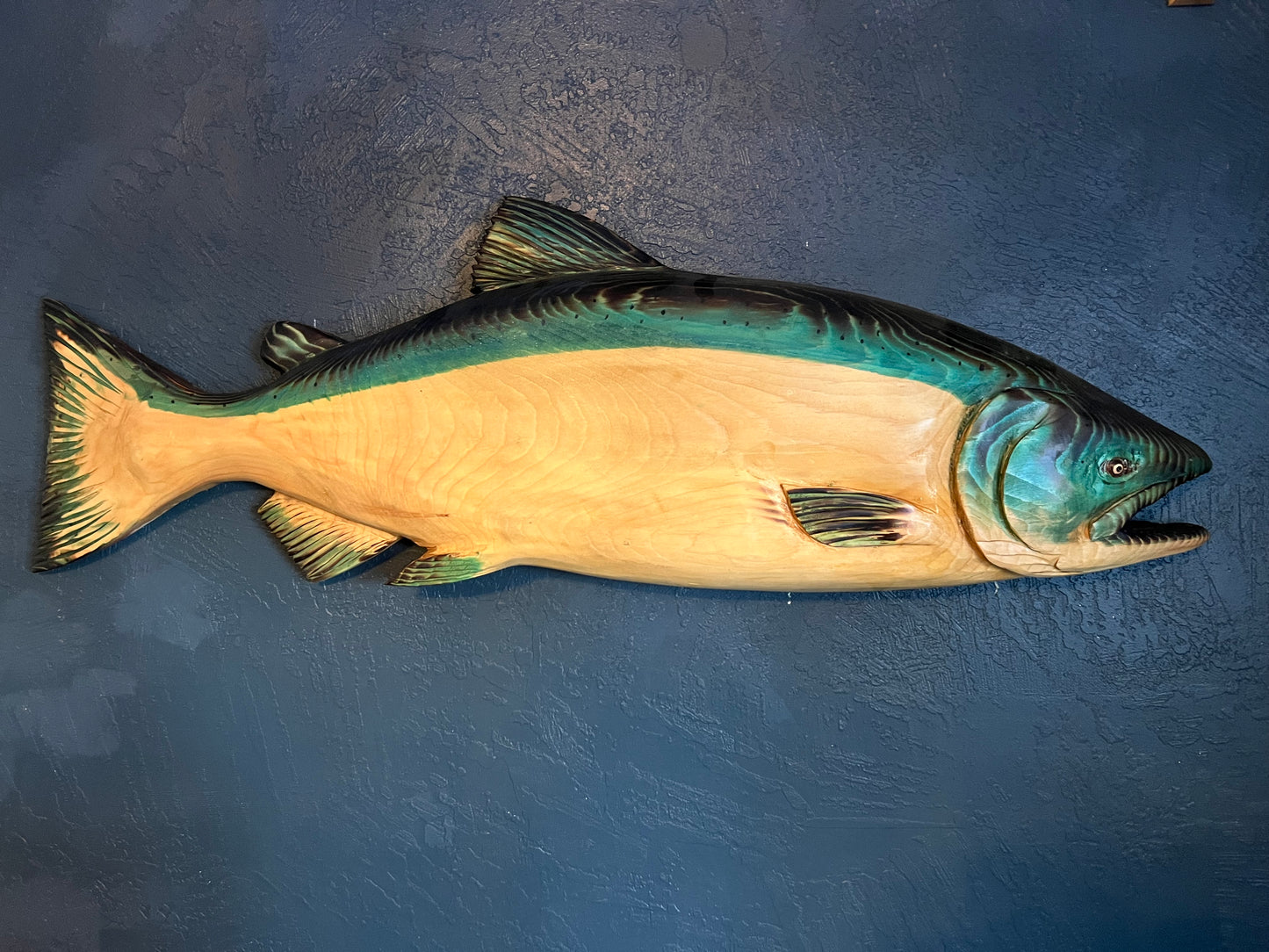 King Salmon wall Carving